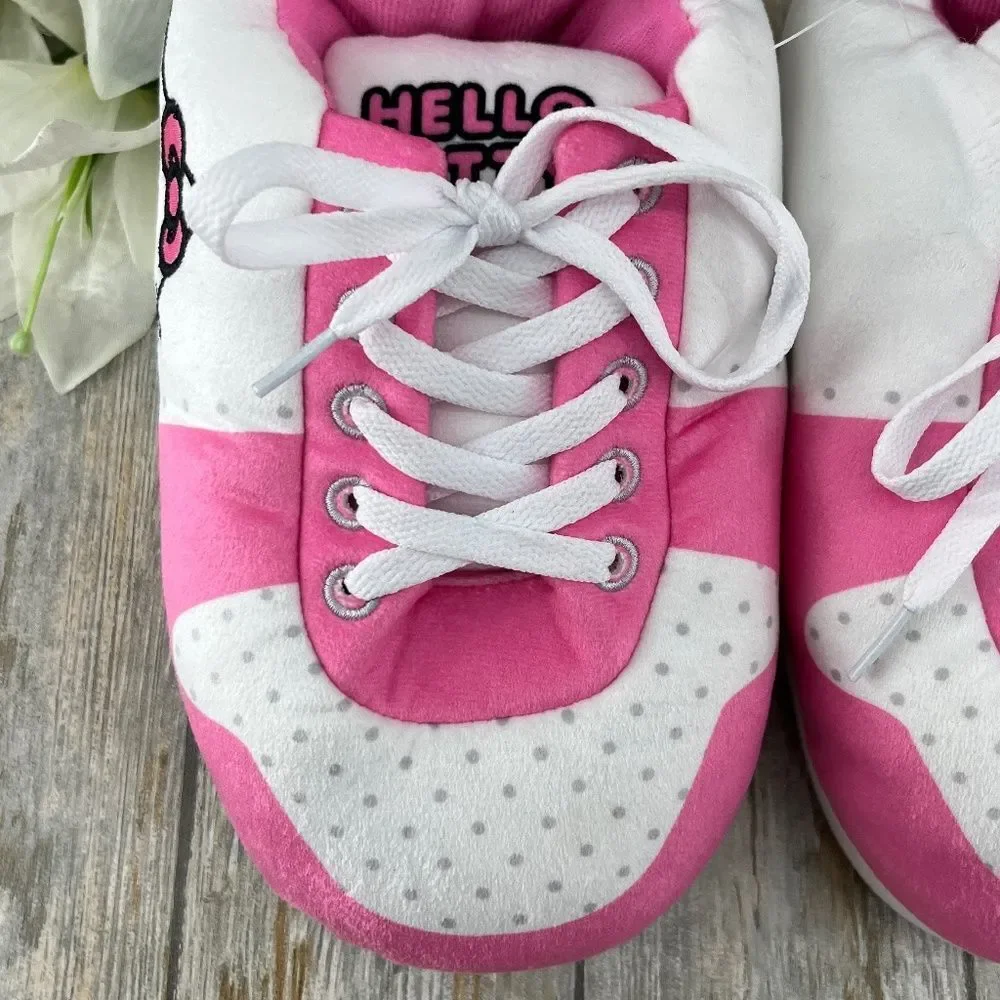Little Girls Hello Kitty Sneaker Slippers Shoes Size 2/3
